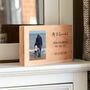 Personalised Beech Photo Block With Message, thumbnail 5 of 5