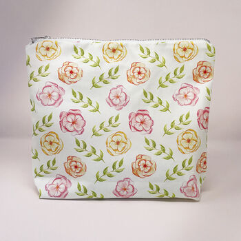 Cotton Floral Wash Bag, 3 of 5