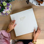 Large Personalised Wedding Photo Album Made With Linen, thumbnail 5 of 12