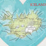Personalised Iceland Map Heart Wedding Anniversary Gift, thumbnail 5 of 6