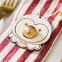 Penguin Christmas Place Setting And Bag Of Chocolate Beaks, thumbnail 1 of 4