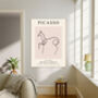 Picasso Pink Horse Art Print, thumbnail 3 of 4