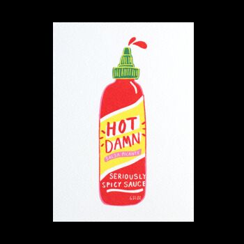 Hot Sauces Art Print Series, 3 of 4