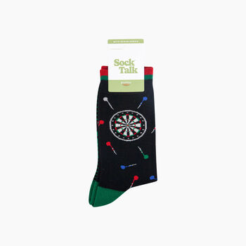 Darts Bamboo Socks In Black, 5 of 5