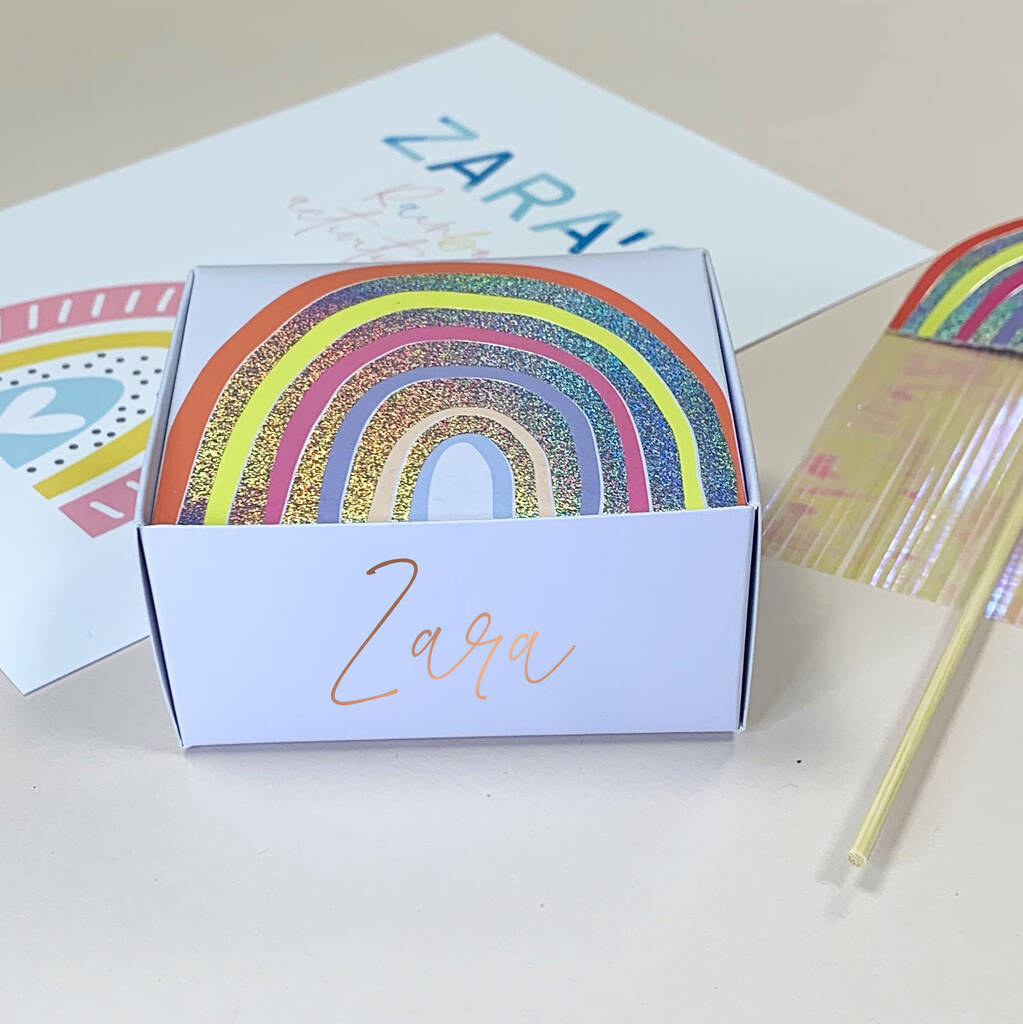Kids Rainbow Gift Box By 2Flux Stationery Studio