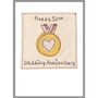 Personalised Gold Medal 50th Anniversary Card, thumbnail 7 of 11
