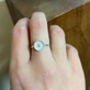 Sterling Silver Mini Sunflower Ring, thumbnail 2 of 7