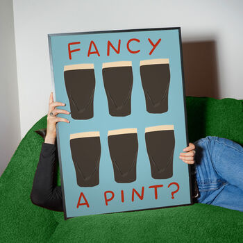 Fancy A Pint? Guinness Art Print, 4 of 5
