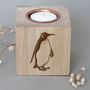 Penguin Themed Tea Light Candle Holder, thumbnail 3 of 4