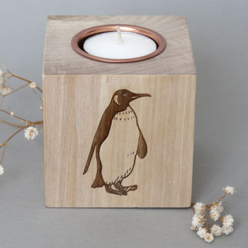 Penguin Themed Tea Light Candle Holder, 3 of 4