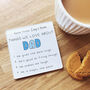 Personalised 'Things I/We Love About..' Coaster, thumbnail 1 of 2