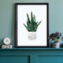 Set Of Three House Plant Scandi Wall Art Prints, thumbnail 3 of 6