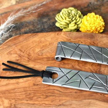 6th Anniversary Gift Iron Chisel Design Bookmark, 3 of 9