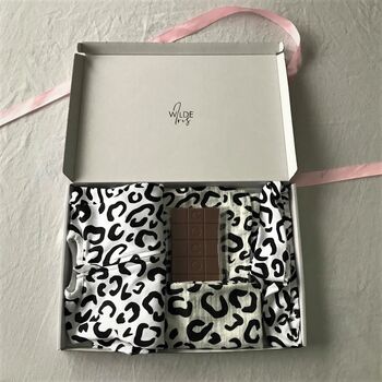 New Mum And Baby Letterbox Gift Set Leopard Print, 3 of 3
