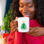 Colourful Tree Christmas Mug, thumbnail 2 of 6