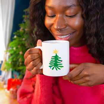 Colourful Tree Christmas Mug, 2 of 6