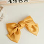Satin Big Bow Hair Clip Barrette Six Colours Available, thumbnail 12 of 12