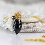 Black Spinel And Diamond Necklace, thumbnail 1 of 4