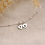 Heart Personalised Family Initials Charm Bracelet In Silver Or Gold, thumbnail 4 of 7