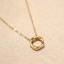 Pentagon Pendant Necklace For Women 18k Gold Plated, thumbnail 1 of 9