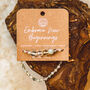 Faceted Crystal Intention Beaded Bracelet, thumbnail 9 of 12