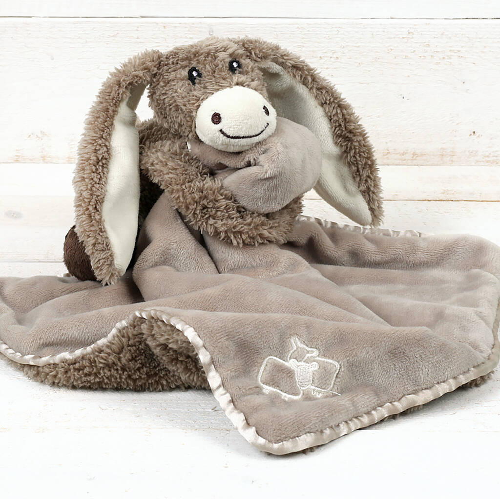 Image of Donkey Baby Set, Toy Soother And Rattle