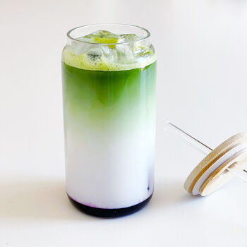 Glass With Bamboo Lid And Straw, 3 of 8