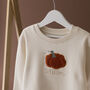 Personalised Pumpkin Children's Sweatshirt, thumbnail 3 of 4