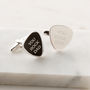 Personalised Plectrum Cufflinks For Him, thumbnail 1 of 3