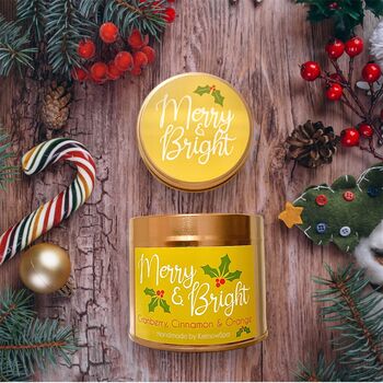 Merry And Bright Candle Tin, 2 of 2