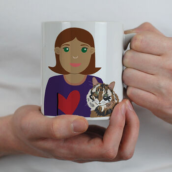 Personalised Crazy Cat Lady Mug, 3 of 12