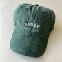 Personalised Dad Father Daddy Est. Year Cap, thumbnail 4 of 10