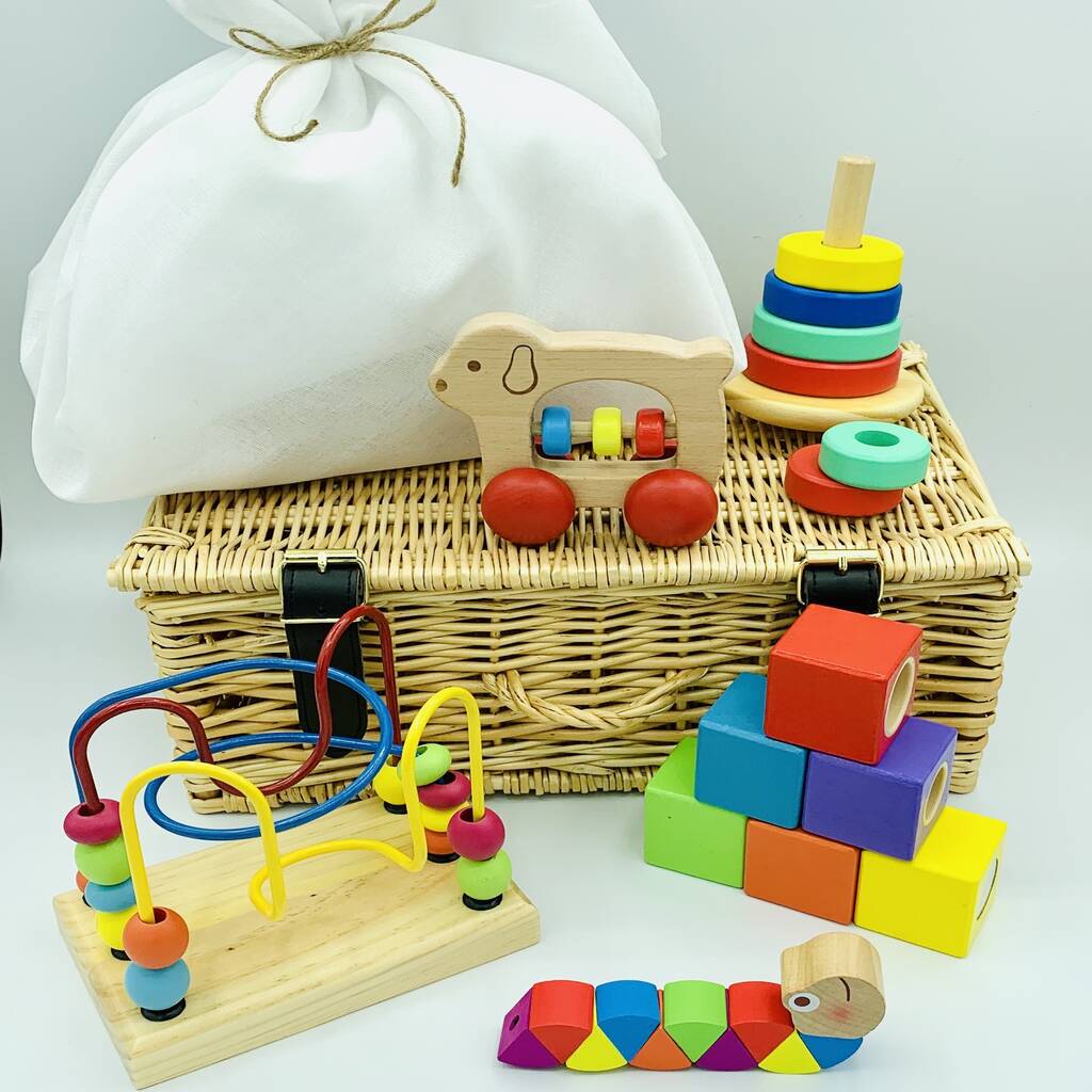 Wooden Toy Gift Bundle Perfect 1st Birthday Gift By Tilly & B