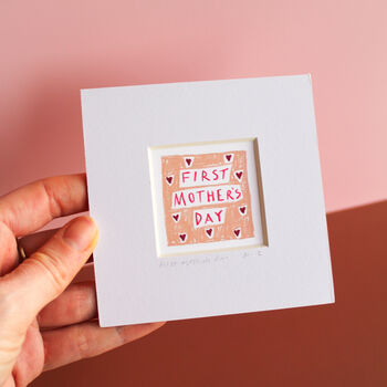 First Mother's Day Mini Art Print, 3 of 10