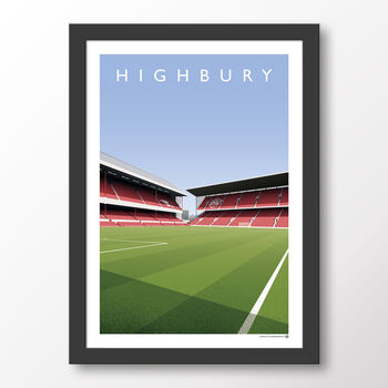 Arsenal Fc Highbury West Stand North Bank Poster, 7 of 7