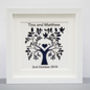 Personalised Paper Cut Tree With Doves, thumbnail 1 of 5