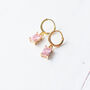 Pink Glass Earrings, thumbnail 2 of 11