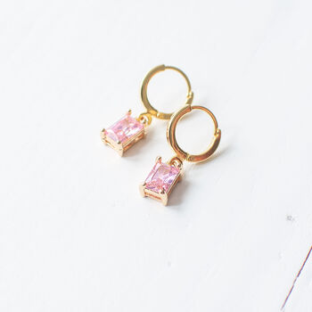 Pink Glass Earrings, 2 of 11