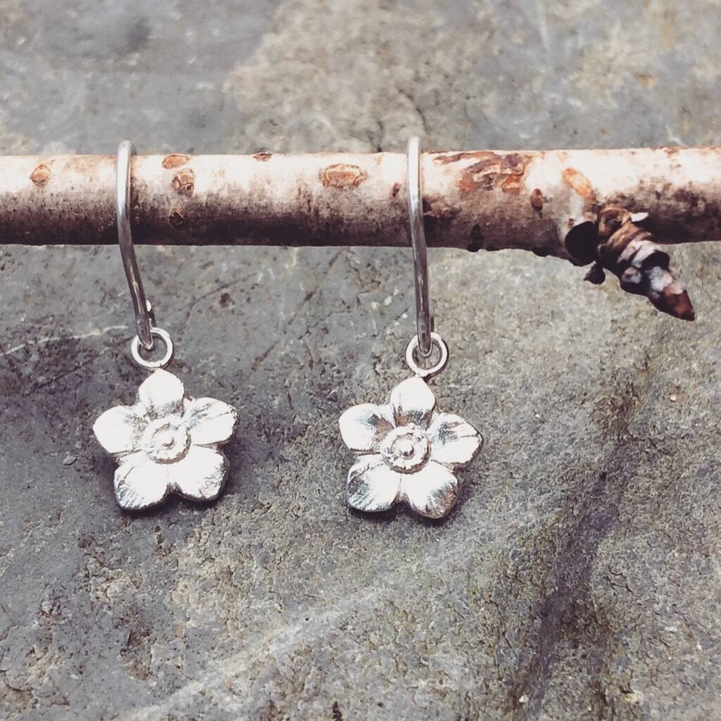 Blossom Earrings In Recycled Silver, 1 of 1