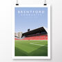Brentford Community Stadium Poster, thumbnail 2 of 7