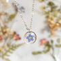 Forget Me Not Initial Necklace, thumbnail 6 of 7