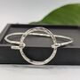 Breathe Sterling Silver Bangle, thumbnail 2 of 10