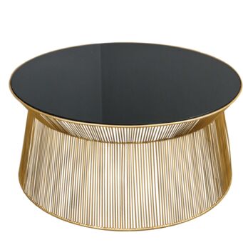 Curve Gold And Black Coffee Table, 4 of 4