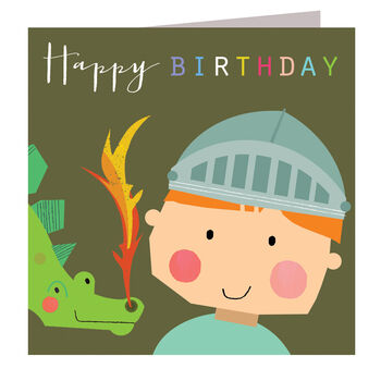 Knight Happy Birthday Card, 2 of 5