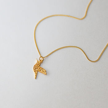 Resilience Gift Hummingbird Necklace, 2 of 6
