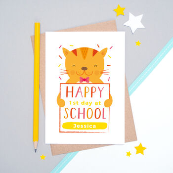Personalised First Day At School Card, 2 of 9
