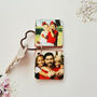 Personalised Nanny Multi Photo Flip Leather Keyring, thumbnail 5 of 8