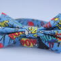 Comic Book Action Dog Bow Tie, thumbnail 1 of 7
