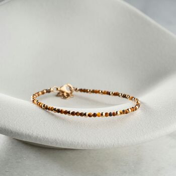 Tiger Eye Gemstone Bracelet, 5 of 8