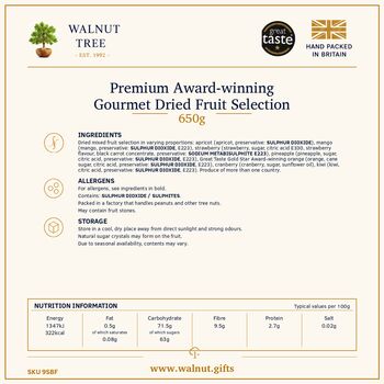 Luxury Dried Fruit Gift Box – 650g, 5 of 8